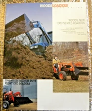 Factory Dealership Spec Brochure 1998 Woods Loaders New 1000 Series FREE SHIP