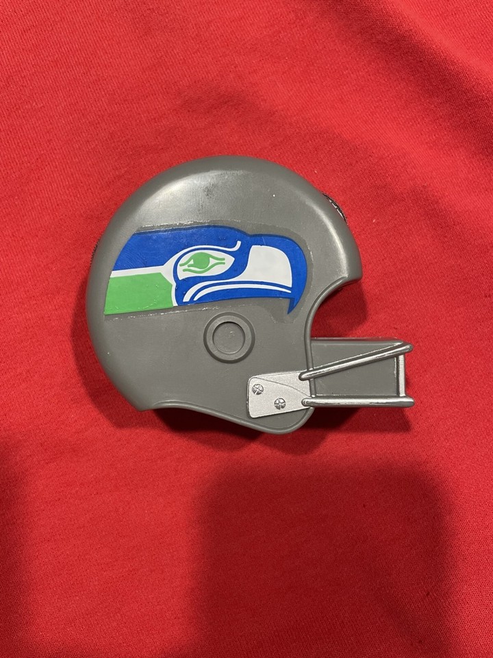 1970s Seattle Seahawks Helmet ClipOn Radio NOS Vintage NFL Original