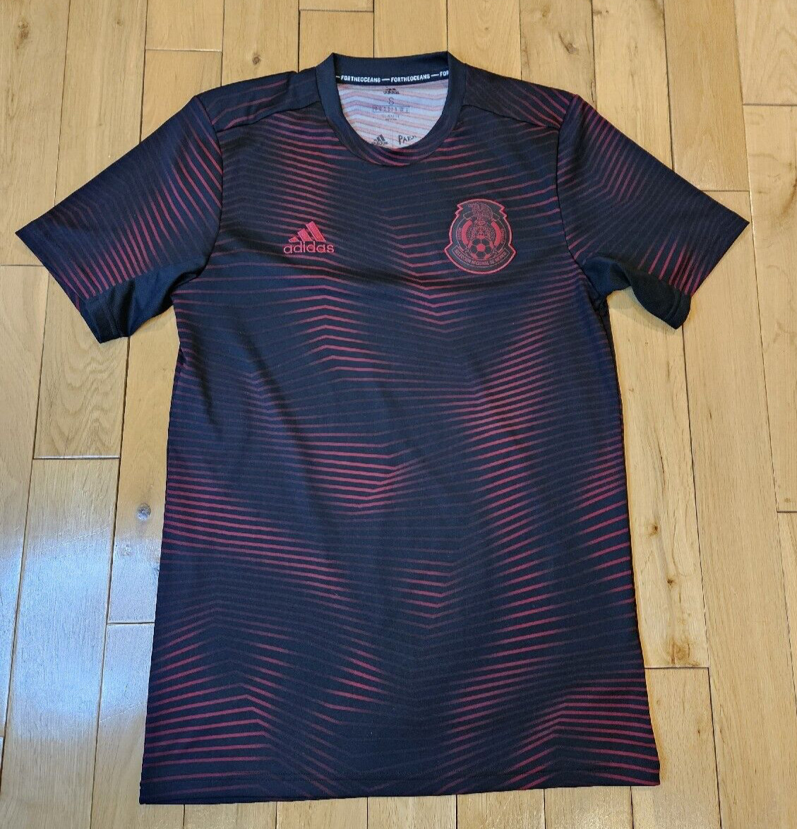 Adidas MEXICO National Team Pre-Match Jersey Kit Men’s Small Parley Ocean