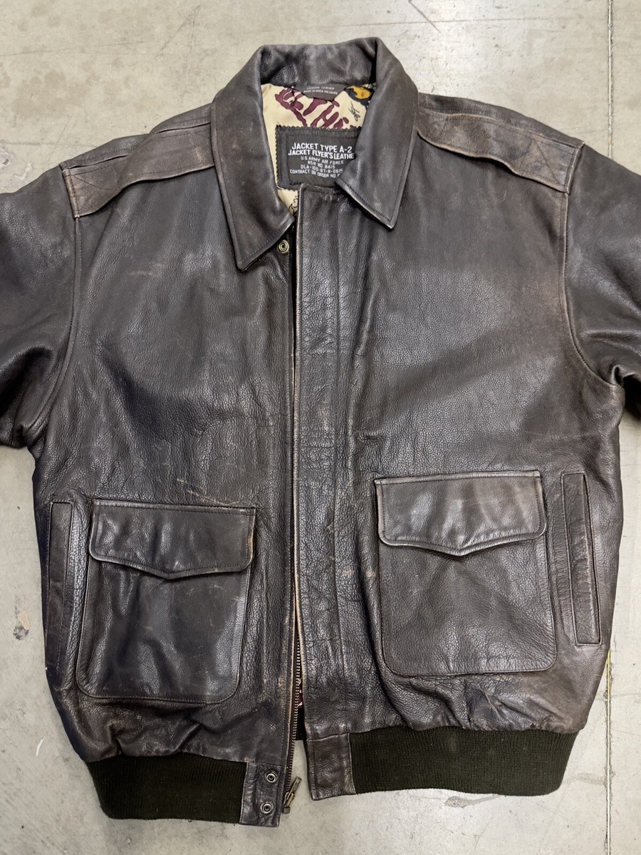 Men's WWII U.S Army Air Force JACKET TYPE A-2 FLYER'S