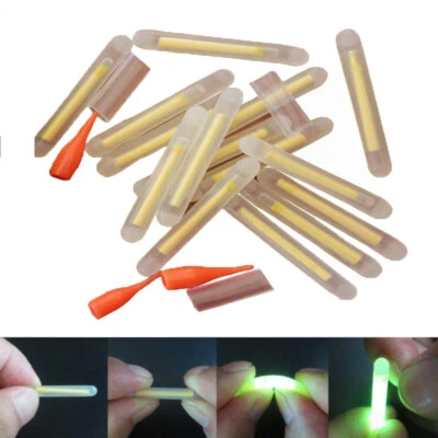 Bastoncini Luminosi Mare Carpa Galleggiante Pesca Grossa Punta Canna Fluorescente Luce Notturna