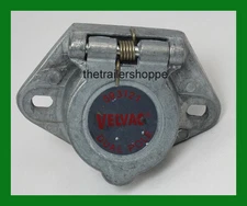 Lift Gate 2 Pin Dual Pole Charging Socket 200 Amp. 4 ga. Wire Velvac