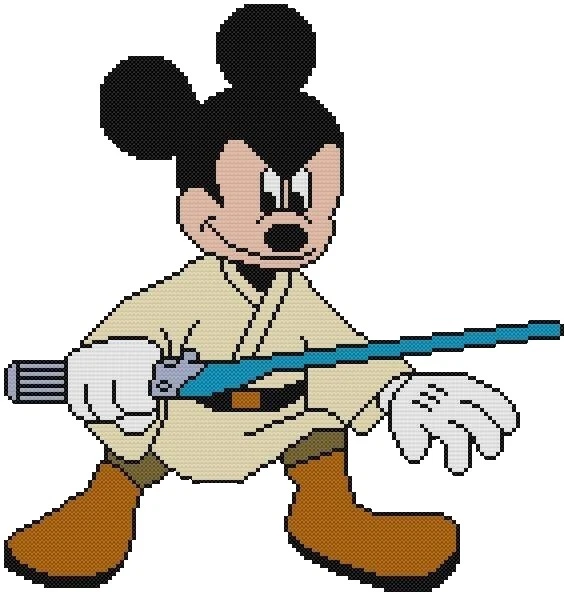 Cartoons & Characters Cross Stitch Single Patterns Media