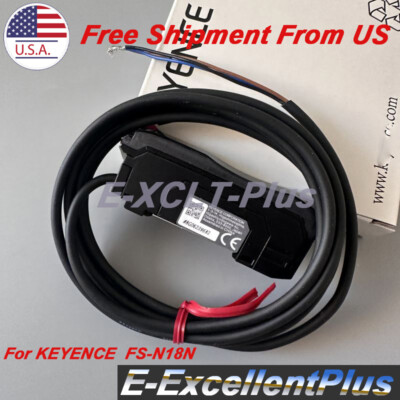 For Keyence FS-N18N FSN18N Optical Fiber Amplifier Sensor Switch 12-24VDC 100mA