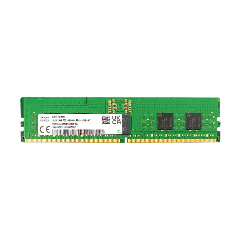 SK hynix 16GB 1RX8 PC5-4800B-RD0-1010-NT ECC HMCG78MEBRA113N DDR5