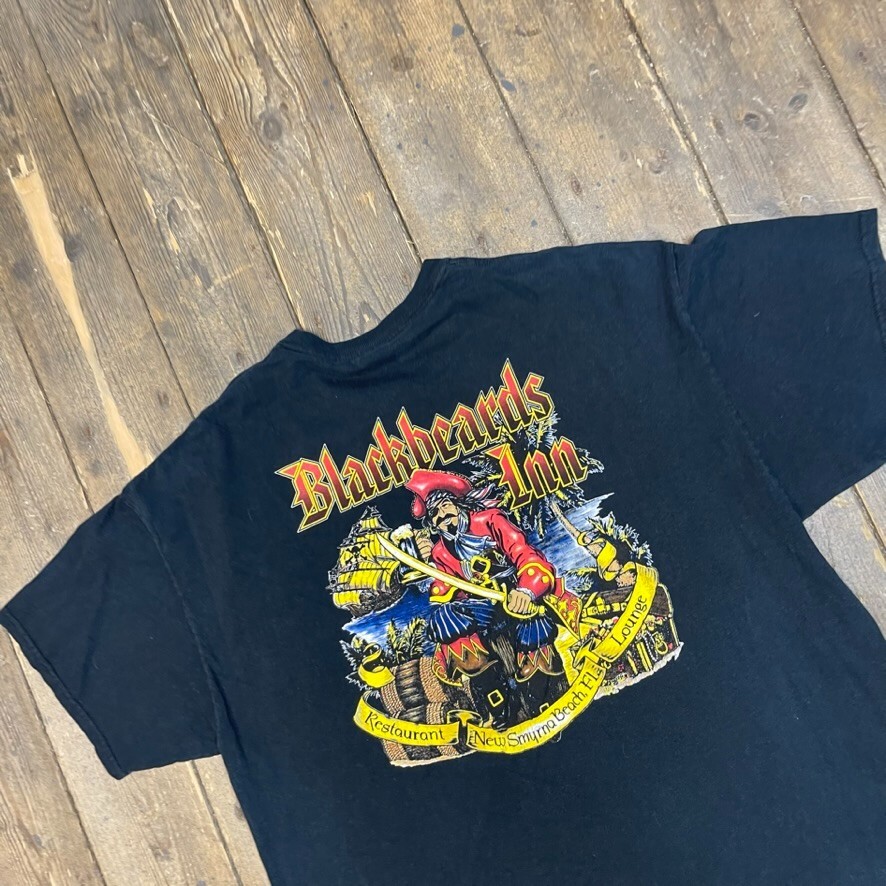 Blackbeards Inn T-Shirt Mens Florida Restaurant Graphic Tee, Black 2XL image 4