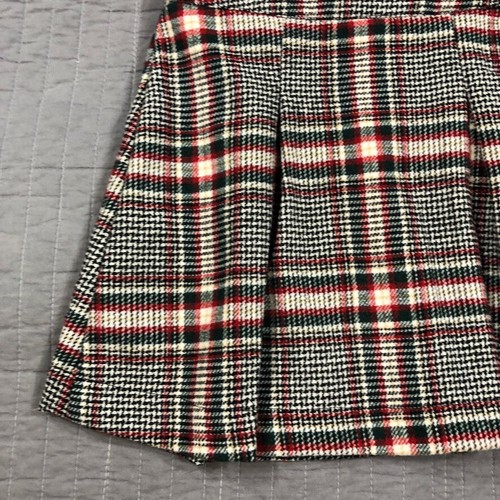 Copper Key Skirt Girl Medium Red Green Tartan Plaid Classic Preppy Christmas - Picture 13 of 24