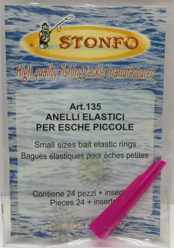 Bait Bands Large - 20 pièces - Transparent - Élastiques Pêche de surface Carpe