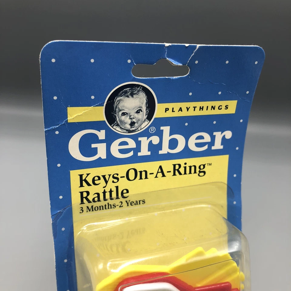 Vintage Gerber Keys On A Ring Baby Rattle Toy Playthings / Brand NEW - Image 3 of 4
