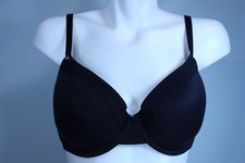 Wacoal 853213 Lined Underwire Black T-shirt Bra size 34DDD