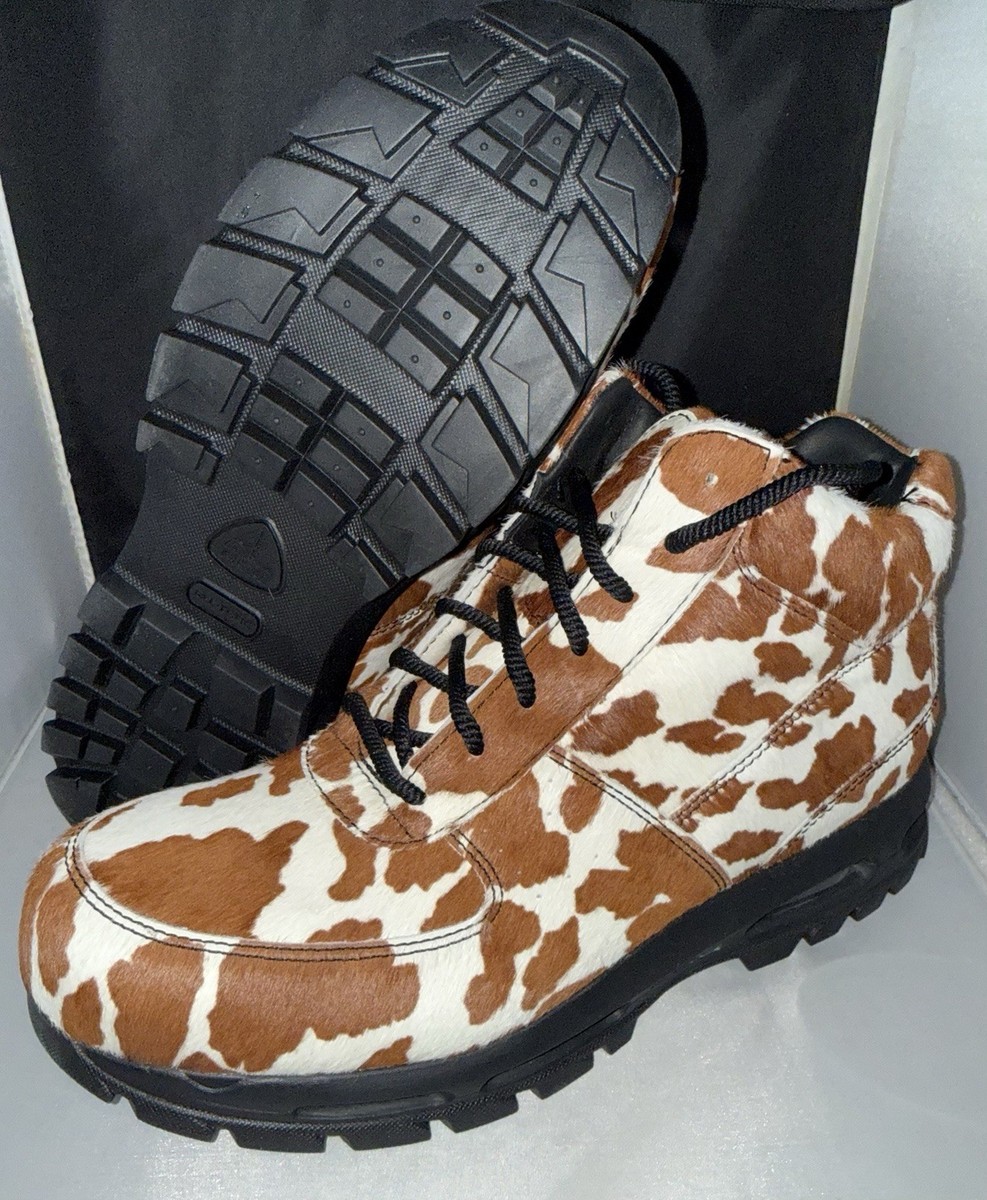 Nike Goadome Air Max ACG Boot Pony Hair Pack Brown Cow Print  display picture 1