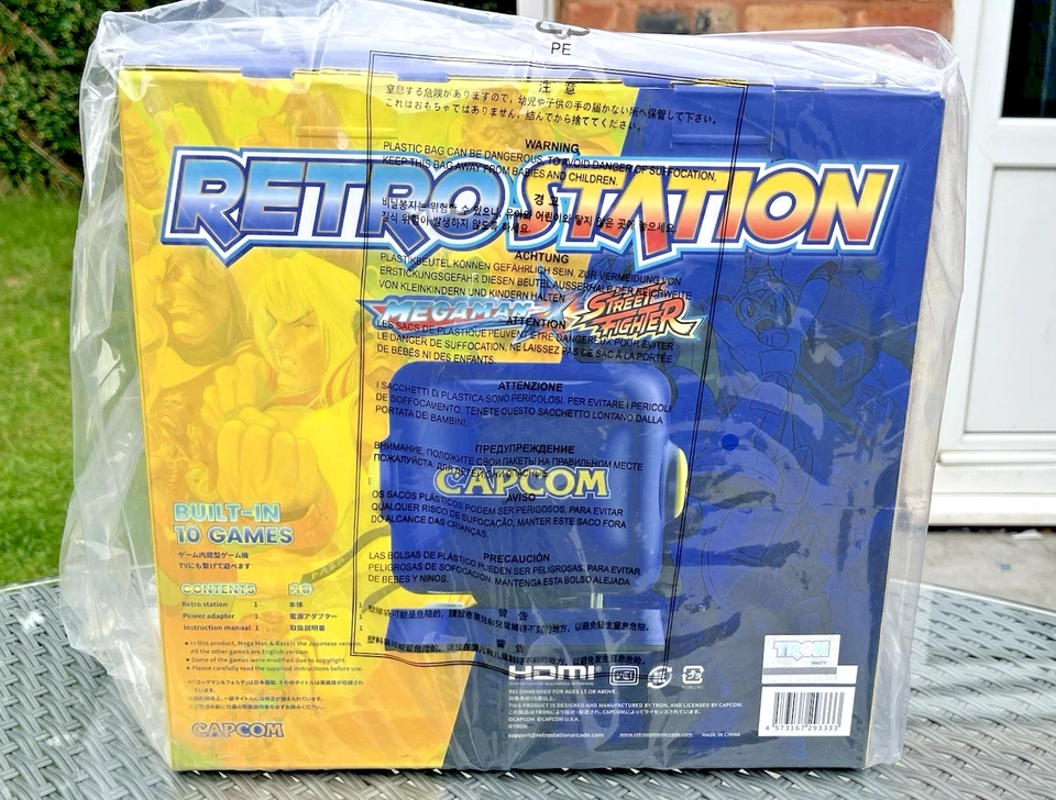 CAPCOM TRON RETRO STATION MEGA MAN X STREET FIGHTER ARACDE MACHINE GAMES CONSOLE - Image 2 of 4
