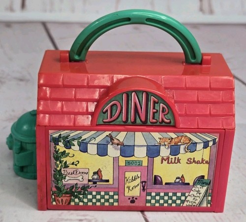 1995 Pound Puppies Diner Playset w/Figures Galoob Kibble Korner House Vtg - Picture 8 of 14