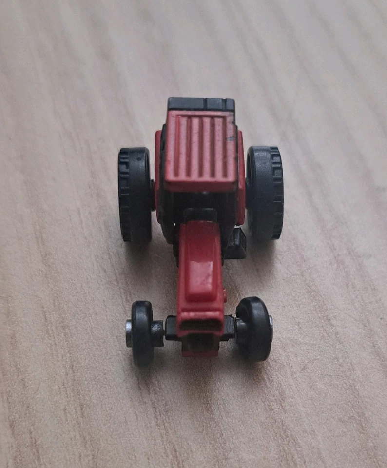 Micro Machines International Red Harvester Farm Tractor Truck  - Image 2 of 4