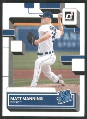 2022 Donruss #33 Matt Manning RR RC Detroit Tigers 744