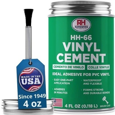 HH-66 Toluene Free Vinyl Cement 4 Oz - Vinyl Adhesive, Cement Glue, Industrial C