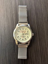 Vintage Ichizawa Hanpu Wristwatch Quartz 10ATM Day-Date From Japan