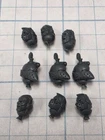 30K Space Marine Bits Mark 6 VI Tactical Squad Sgt Corvus Helmet & Bare Heads x9