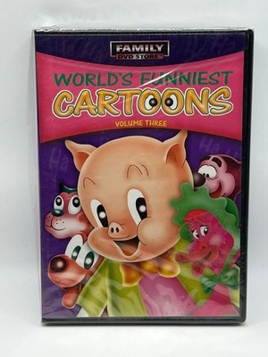 Family DVD Store Worlds Funniest Cartoons Volume Three DVD Sealed Kids Classic