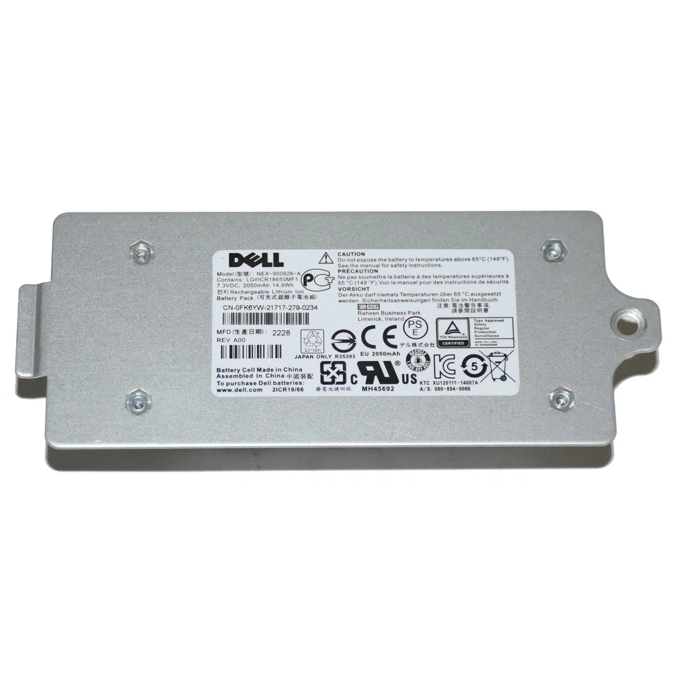 NUEVO Controlador Batería Dell EqualLogic PS4210 PS6210 PS6610 K4PPV 10DXV FK6YW Foto 2 de 3