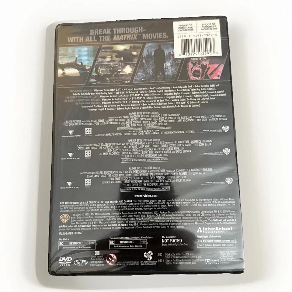 The Matrix 4 Film Favorites Collection DVD - Image 2 of 2