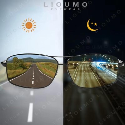 Gafas De Sol Fotocromáticas Polarizadas Para Hombre Y Mujer Lentes De Conducción