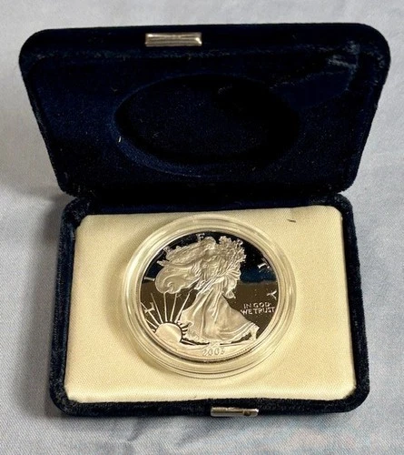 2003-W American Silver Eagle PROOF 1 Oz Silver - Coin & Box & COA