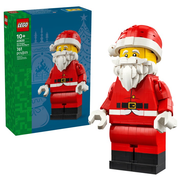 Lego Up-Scaled Santa Minifigure Construction Set - Image 4