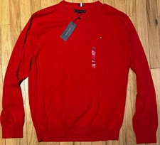 Tommy Hilfiger Cotton Sweater Sz XXL Red NWT