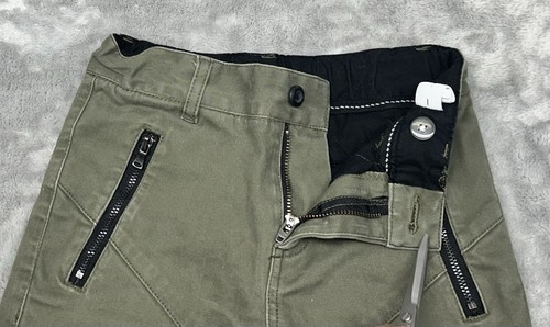 Art Class Boys Size 5 Cargo Shorts Green Mustard Adjustable Waist - Picture 4 of 11
