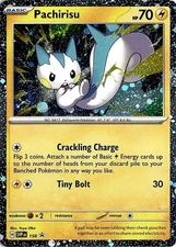Pachirisu SVP 158 Cosmos Holo Black Star Pormo Pokemon TCG Near Mint