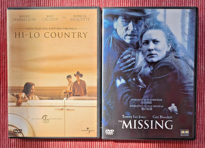 Hi-Lo Country FSK 16 -Sam Elliot- und The Missing FSK12 -Cate Blanchet- als DVDs