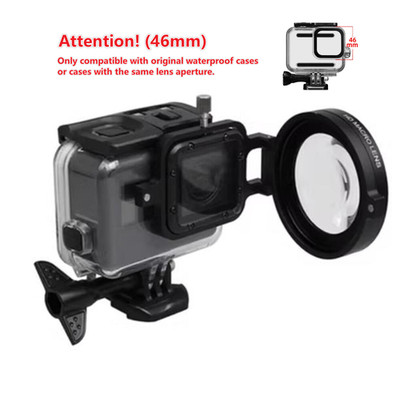 For Gopro Hero 12/11/10/9/8/7/6/5 16X Macro Close up Camera Lens Optical Glass