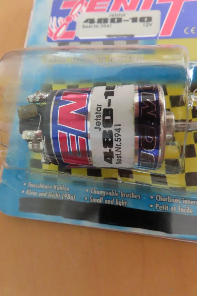 LRP ZENIT 5941 RC Motor Jet Star 480-10 12V AERO TUNING Engine Brushed NEW NIB - Bild 3 von 4