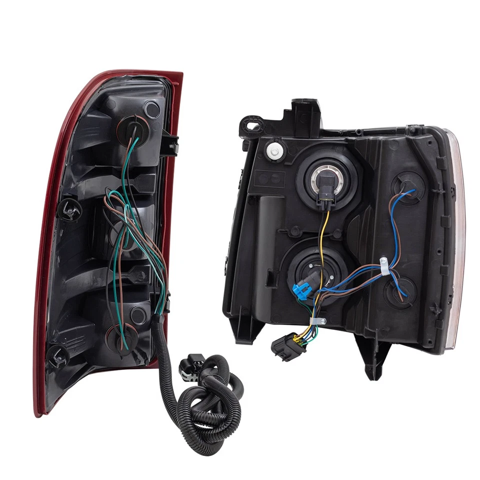 Juego de 4 faros y luces traseras para Silverado 1500 2007-2013 Foto 4 de 4