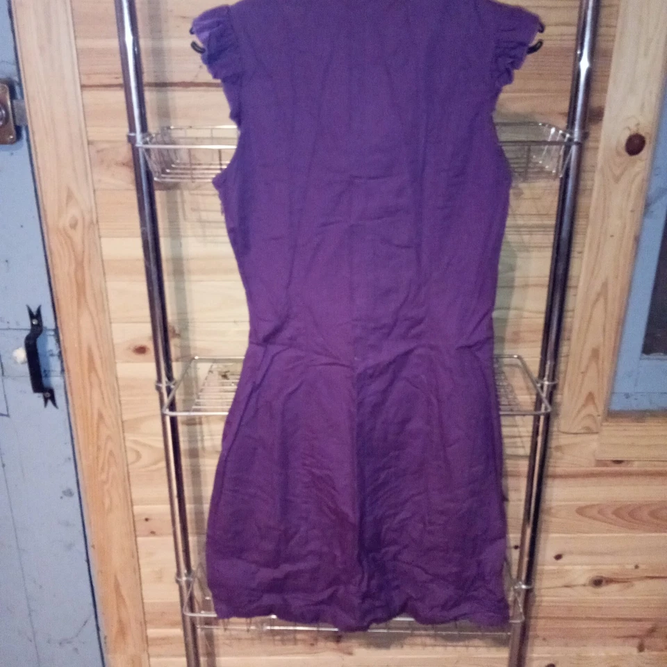 Robe d'été marque XANAKA femme  coton violette T 34 - Photo 2/4