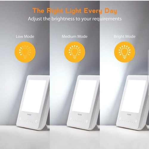 Miroco MI-CL003 Lampada per terapia della luce LED portatile senza UV - Foto 4 di 9
