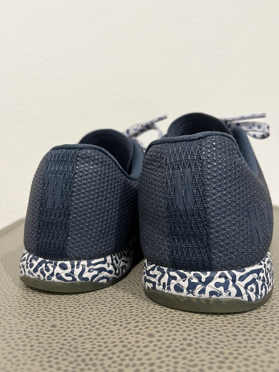 Nobull Trainer Sneakers Shoes Navy Blue White Squiggle  display picture 1