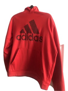red and black adidas hoodie