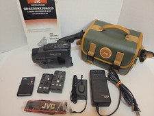 JVC GR-AX35 Compact VHS Camcorder Camera with Carrying Bag For Repair or Parts