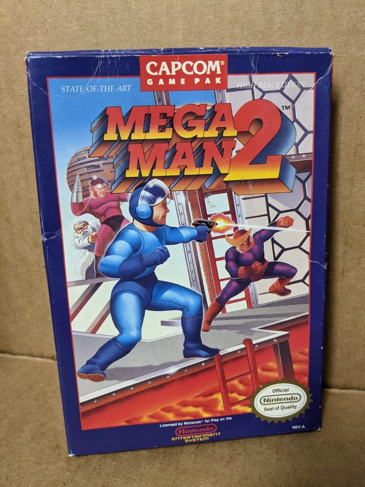Megaman 2 Nintendo NES Коробочный Вариант - Без Конкурса Реклама/Полоса Mega Man II - Изображение 2 из 4