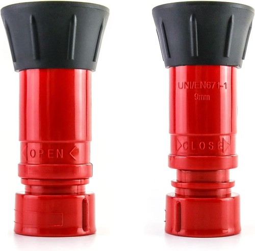 Fire Hose Nozzle 1" Heavy Duty NPSH/NPT Thermoplastic Constant Flow Fog Nozzle - Picture 5 of 7