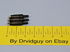 Mini 6 Pin DIN Male Solder Connectors - Plastic - Black