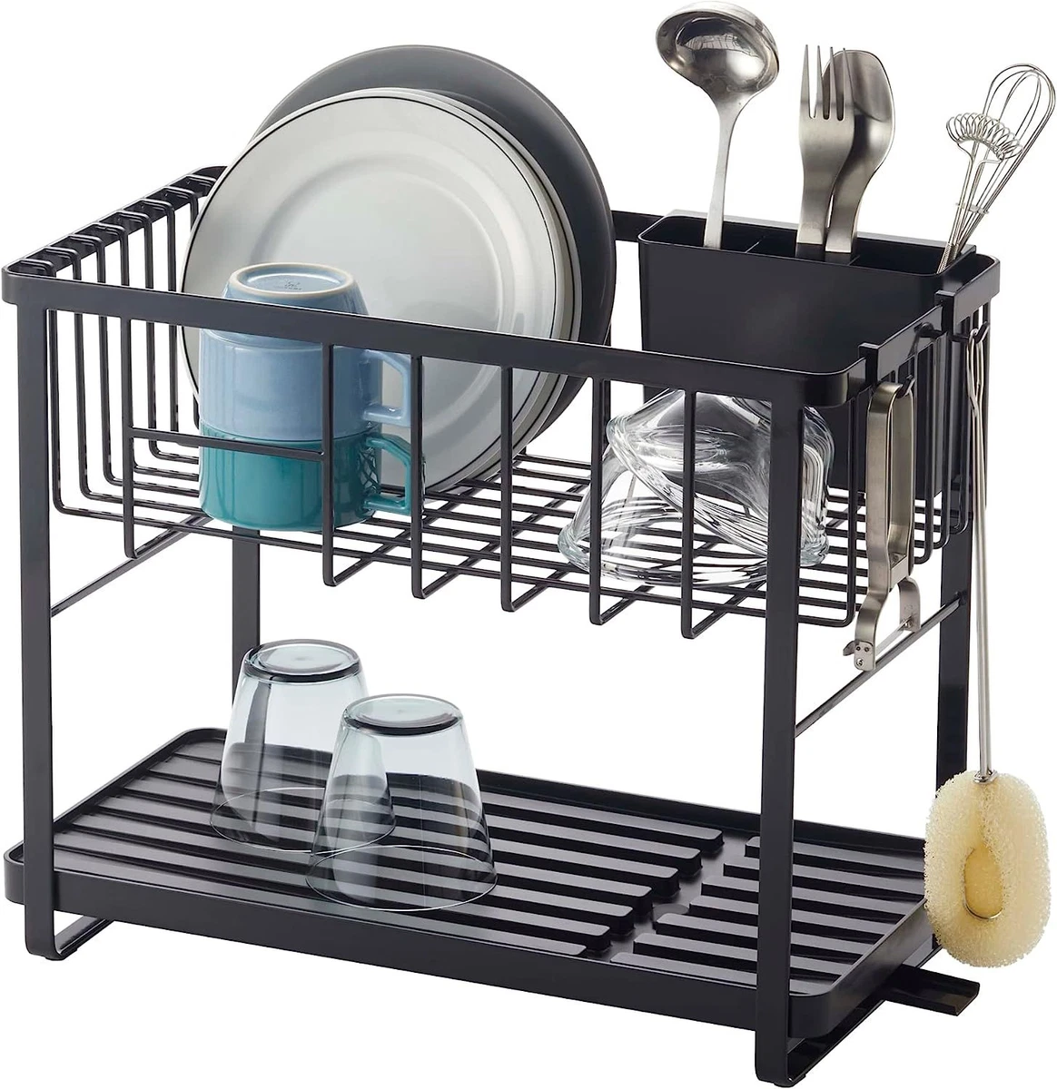 Yamazaki Home Tower Plastic Dish Drainer Rack