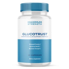 Glucotrust, Glucotrust Blood Sugar & Glucose Support Supplement (60 Capsules) 