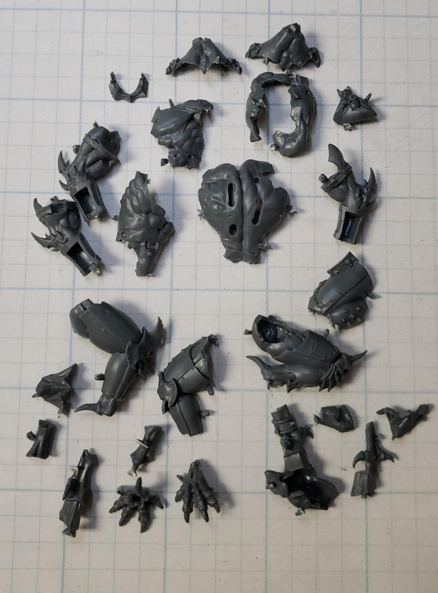 40k Chaos Space Marines Bits Daemon Prince Body Legs Arms Set | eBay