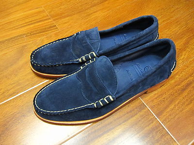 Allen Edmonds Sea Island Slip-on Loafer #69133 Navy Made in  display picture 1