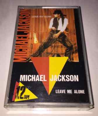 Michael Jackson 1989 Leave Me Alone Taiwan Edition Cassette Tape w