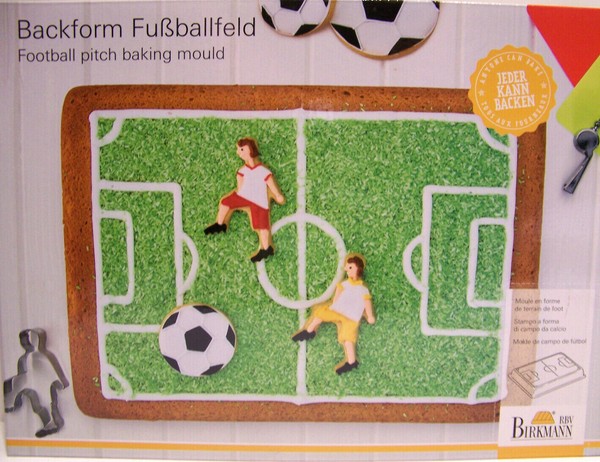 Rbv Birkmann, Backform FußBallfeld, Mit Antihaftbeschichtung Neu-image
