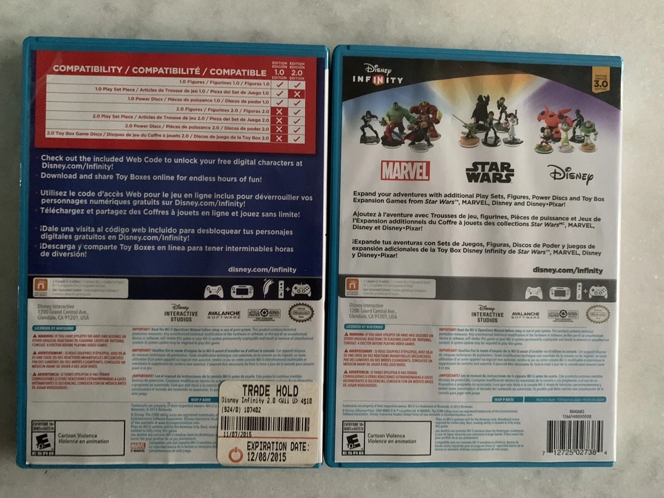 Disney Infinity 2.0 & 3.0 (Nintendo Wii U, 2015) Tested! - Image 2 of 3